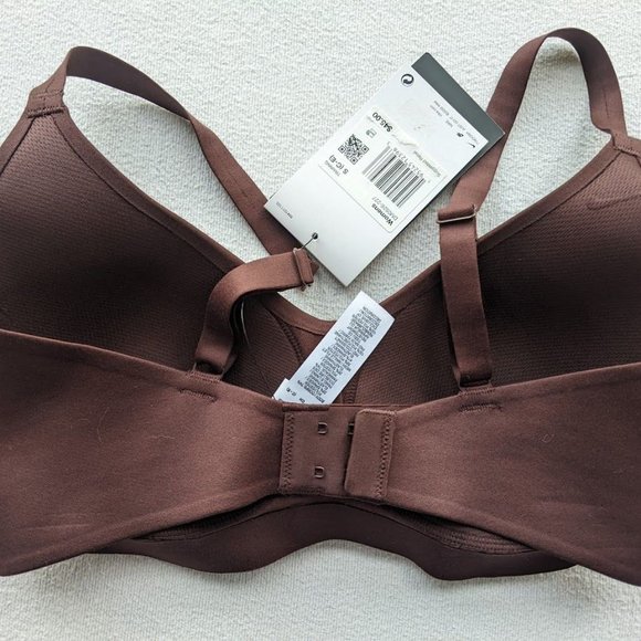 Women's Nike Alate Minimalist Sports Bra Size S (C-E) Earth DM0526 Training NEW - Picture 4 of 4